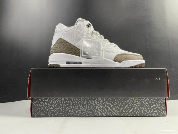 Rep Husky Mocha 136064-122 (2018) Jordan Retro 3 Air 0721
